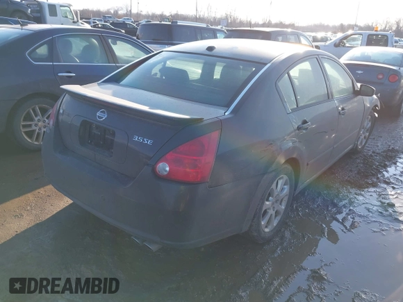 2008 Nissan Maxima SE with VIN 1N4BA41E78C838906, listed as a IAAI auction lot 41646268 with 147,140 mi miles and . Bid and sale history available at DreamBid. Image 4.
