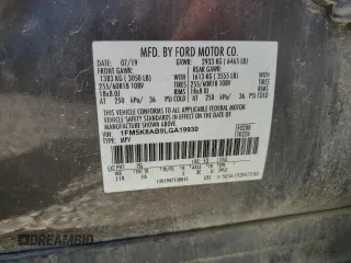 2020 Ford Police Interceptor Utility z VIN 1FM5K8AB9LGA19930, wystawiony jako Copart lot #55056095 z przebiegiem Nie podano mil oraz Szkoda całkowita • Salvage title. Historia ofert i sprzedaży dostępna na DreamBid. Obrazek 12.