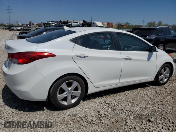 2013 Hyundai Elantra Limited with VIN 5NPDH4AE1DH406146, listed as a Copart auction lot 51914545 with 79,288 mi miles and Salvage Title. Bid and sale history available at DreamBid. Image 3.
