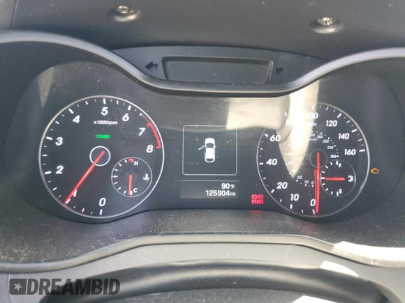 2016 Hyundai Veloster Turbo with VIN KMHTC6AE8GU281075, listed as a Copart auction lot 61605505 with 125,904 mi miles and Salvage title. Bid and sale history available at DreamBid. Image 9.