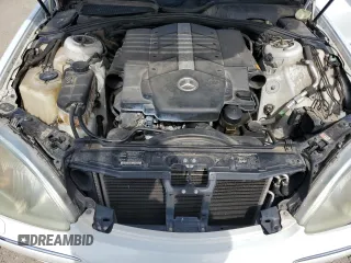 2000 Mercedes-Benz S-Class with VIN WDBNG75J0YA111650, listed as a Copart auction lot 63866844 with 245,363 mi miles and Salvage Title. Bid and sale history available at carsss.com. Image 12.
