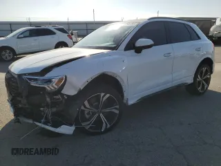 2023 Audi Q3 S line Premium Plus z VIN WA1EECF38P1020991, wystawiony jako Copart lot #55766265 z przebiegiem 36 264 mil mil oraz Szkoda całkowita • Salvage title. Historia ofert i sprzedaży dostępna na DreamBid. Obrazek 1.
