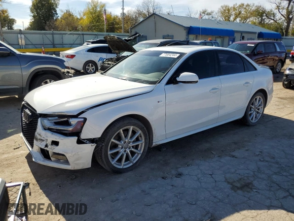 2015 Audi A4 Premium Plus z VIN WAUEFAFL7FN017205, wystawiony jako Copart lot #77684244 z przebiegiem 108 555 mil mil oraz Szkoda całkowita • Salvage title. Historia ofert i sprzedaży dostępna na DreamBid. Obrazek 1.