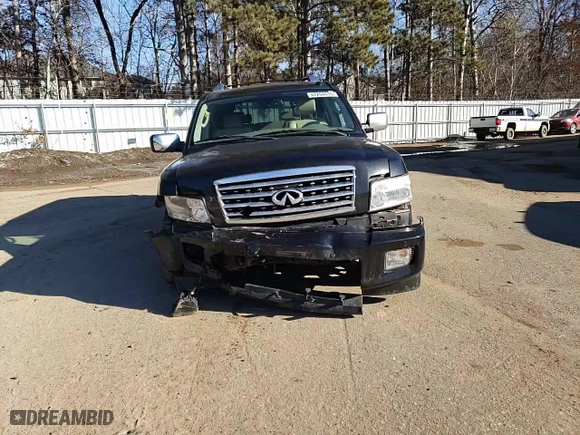 2010 Infiniti QX56 with VIN 5N3ZA0NE9AN908852, listed as a Copart auction lot 47264415 with 201,440 mi miles and Salvage Title. Bid and sale history available at carsss.com. Image 12.