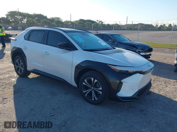 2024 Toyota bZ4X XLE with VIN JTMABACA6RA084552, listed as a IAAI auction lot 41557960 with 1,742 mi miles. Bid and sale history available at carsss.com. Image 1.