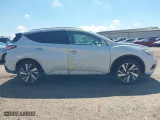 2015 Nissan Murano SL with VIN 5N1AZ2MG9FN272034, listed as a IAAI auction lot 41850723 with 128,796 mi miles. Bid and sale history available at carsss.com. Image 14.