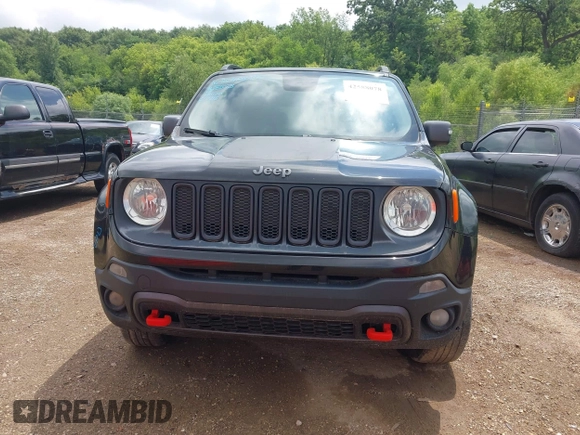 2016 Jeep Renegade Trailhawk with VIN ZACCJBCT7GPE27420, listed as a IAAI auction lot 42588078 with 129,458 mi miles and . Bid and sale history available at DreamBid. Image 12.