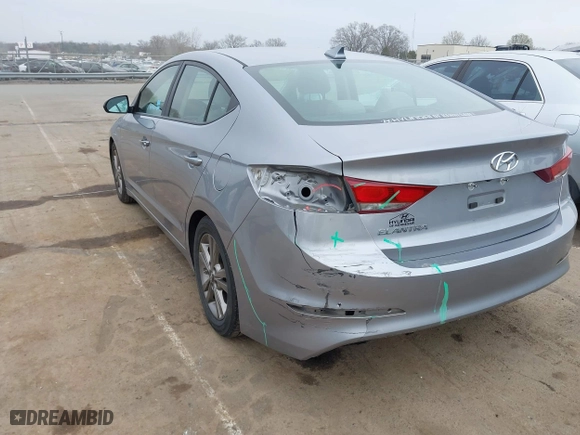 2017 Hyundai Elantra SE with VIN 5NPD84LFXHH035225, listed as a IAAI auction lot 41780614 with 98,855 mi miles. Bid and sale history available at carsss.com. Image 6.