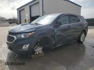 2018 Chevrolet Equinox LT with VIN 3GNAXSEV0JS552678, listed as a Copart auction lot 53237415 with 58,370 mi miles and Salvage Title. Bid and sale history available at carsss.com. Image 1.