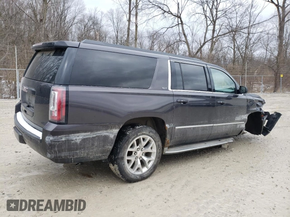 2015 GMC Yukon XL SLT with VIN 1GKS2HKC5FR129143, listed as a Copart auction lot 47723645 with 205,147 mi miles and Salvage Title. Bid and sale history available at carsss.com. Image 3.