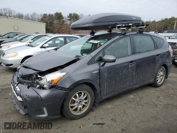 2015 Toyota Prius Two with VIN JTDZN3EU0FJ033668, listed as a Copart auction lot 47762475 with 349,425 mi miles and Salvage Title. Bid and sale history available at DreamBid. Image 1.