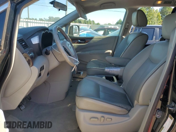 2015 Nissan Quest SV with VIN JN8AE2KP9F9128399, listed as a Copart auction lot 74980554 with 108,346 mi miles and Salvage Title. Bid and sale history available at carsss.com. Image 7.