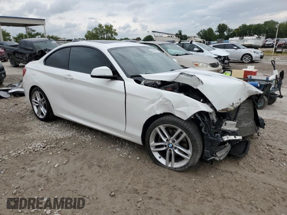 2017 BMW 2 Series 230i xDrive with VIN WBA2H9C39HV642448, listed as a Copart auction lot 66346424 with 79,097 mi miles and Salvage Title. Bid and sale history available at carsss.com. Image 4.