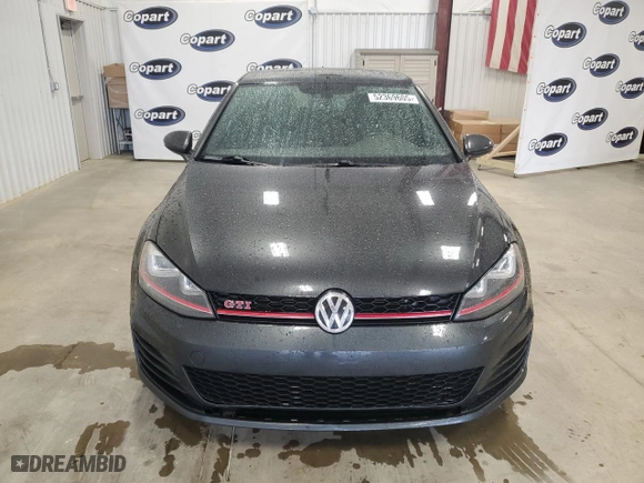 2017 Volkswagen Golf GTI S with VIN 3VW447AU3HM007465, listed as a Copart auction lot 52369605 with 99,619 mi miles and Salvage Title. Bid and sale history available at carsss.com. Image 5.
