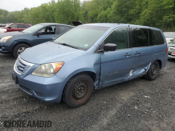 2010 Honda Odyssey LX with VIN 5FNRL3H26AB001758, listed as a Copart auction lot 58320535 with 131,373 mi miles and Salvage title. Bid and sale history available at DreamBid. Image 1.