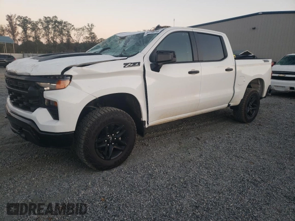 2024 Chevrolet Silverado 1500 Custom Trail Boss with VIN 3GCUDCED0RG426749, listed as a Copart auction lot 76178914 with 781 mi miles and Salvage Title. Bid and sale history available at carsss.com. Image 1.