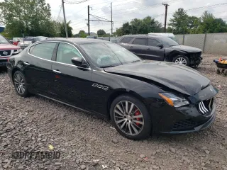 2018 Maserati Quattroporte S Q4 with VIN ZAM56YRA8J1280031, listed as a Copart auction lot 64515353 with 0 mi miles. Bid and sale history available at carsss.com. Image 4.