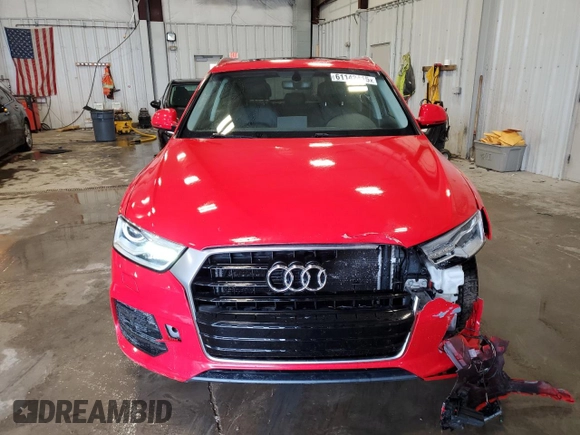 2017 Audi Q3 Premium with VIN WA1BCCFS6HR014545, listed as a Copart auction lot 61142415 with 132,698 mi miles and Non repairable. Bid and sale history available at DreamBid. Image 5.