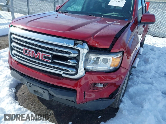 2020 GMC Canyon 4WD SLE with VIN 1GTG6CEN1L1182177, listed as a IAAI auction lot 41524663 with 80,768 mi miles. Bid and sale history available at carsss.com. Image 6.