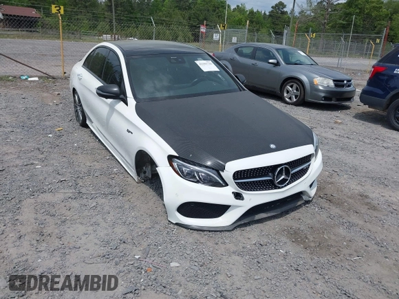 2017 Mercedes-Benz C 43 AMG with VIN 55SWF6EB4HU195389, listed as a IAAI auction lot 42101736 with 69,549 mi miles and . Bid and sale history available at DreamBid. Image 1.