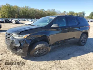 2021 Chevrolet Traverse RS with VIN 1GNERJKW8MJ246031, listed as a Copart auction lot 80468954 with 76,003 mi miles and Salvage Title. Bid and sale history available at carsss.com. Image 1.
