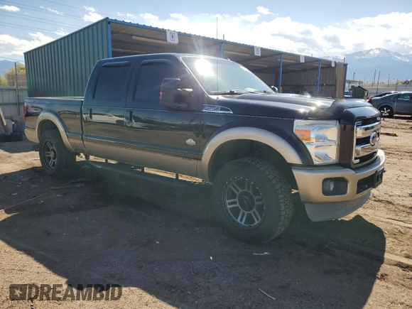 2011 Ford F-250 XL with VIN 1FT7W2BT3BEB29470, listed as a Copart auction lot 55161865 with 173,645 mi miles and Salvage title. Bid and sale history available at DreamBid. Image 4.