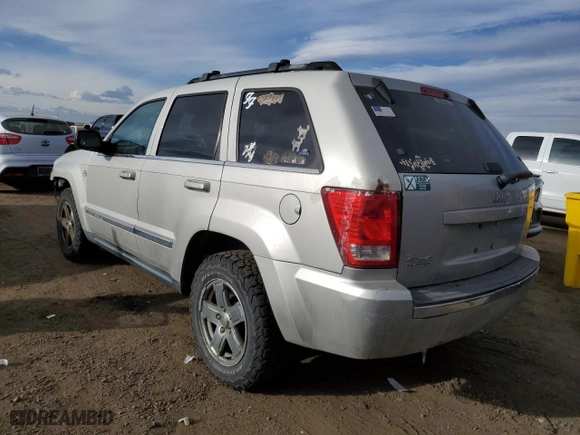 2007 Jeep Grand Cherokee Limited with VIN 1J8HR58237C539497, listed as a Copart auction lot 87015414 with 245,708 mi miles and Salvage Title. Bid and sale history available at carsss.com. Image 2.