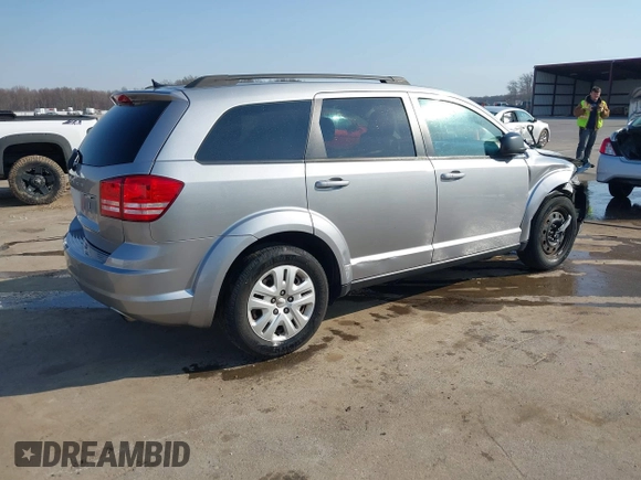 2016 Dodge Journey American Value with VIN 3C4PDCAB3GT234988, listed as a IAAI auction lot 41764190 with 124,077 mi miles and . Bid and sale history available at DreamBid. Image 4.
