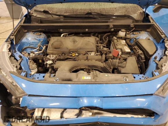 2019 Toyota RAV4 LE with VIN JTMF1RFV7KJ010844, listed as a Copart auction lot 60878805 with 75,904 mi miles and Salvage title. Bid and sale history available at DreamBid. Image 12.