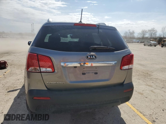 2011 Kia Sorento LX with VIN 5XYKT3A11BG049925, listed as a Copart auction lot 51113785 with 126,778 mi miles and Salvage Title. Bid and sale history available at DreamBid. Image 6.