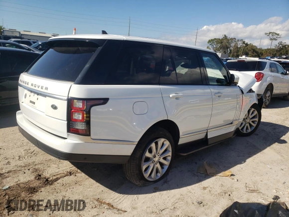 2015 Land Rover Range Rover HSE with VIN SALGS2VF3FA232623, listed as a Copart auction lot 36095313 with Not provided miles and Salvage title. Bid and sale history available at DreamBid. Image 3.