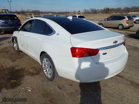 2016 Chevrolet Impala LS with VIN 2G11X5SAXG9196931, listed as a IAAI auction lot 41486662 with 171,225 mi miles. Bid and sale history available at carsss.com. Image 3.