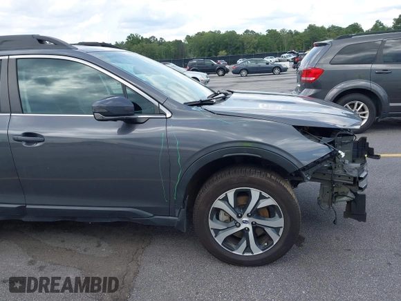 2021 Subaru Outback Limited with VIN 4S4BTANC7M3186175, listed as a IAAI auction lot 42514619 with 45,463 mi miles and . Bid and sale history available at DreamBid. Image 18.