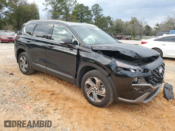 2023 Hyundai Santa Fe SEL with VIN 5NMS24AJ3PH610888, listed as a Copart auction lot 47341125 with 25,450 mi miles and Salvage Title. Bid and sale history available at DreamBid. Image 4.