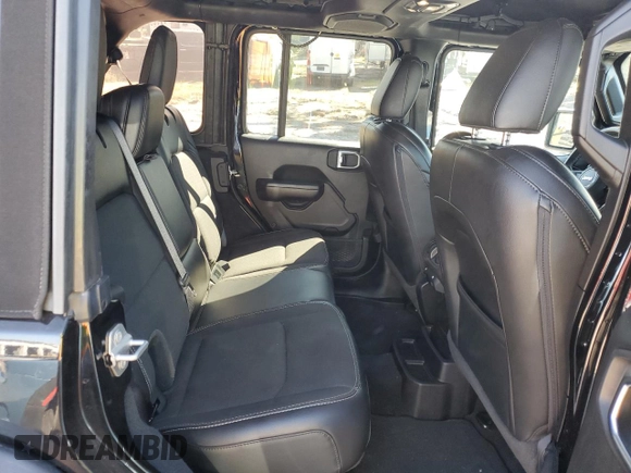 2020 Jeep Wrangler Unlimited Willys with VIN 1C4HJXDG8LW250300, listed as a Copart auction lot 83543074 with 36,347 mi miles and Salvage title. Bid and sale history available at DreamBid. Image 11.