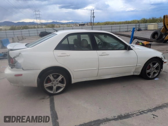 2005 Lexus IS 300 with VIN JTHBD192X50099570, listed as a Copart auction lot 55050765 with 162,558 mi miles and Salvage Title. Bid and sale history available at DreamBid. Image 3.