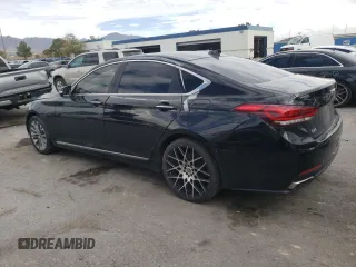2017 Genesis G80 3.8L with VIN KMHGN4JE6HU176844, listed as a Copart auction lot 65360943 with 97,086 mi miles and Non Repairable. Bid and sale history available at DreamBid. Image 2.