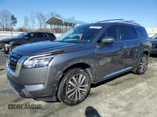 2022 Nissan Pathfinder Platinum z VIN 5N1DR3DH8NC203566, wystawiony jako Copart lot #88959685 z przebiegiem 43 585 mil mil oraz Szkoda całkowita • Salvage title. Historia ofert i sprzedaży dostępna na DreamBid. Obrazek 1.