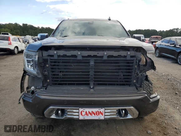 2020 GMC Sierra 1500 Denali with VIN 1GTU9FED3LZ171198, listed as a Copart auction lot 73564494 with 120,094 mi miles and Salvage title. Bid and sale history available at DreamBid. Image 5.