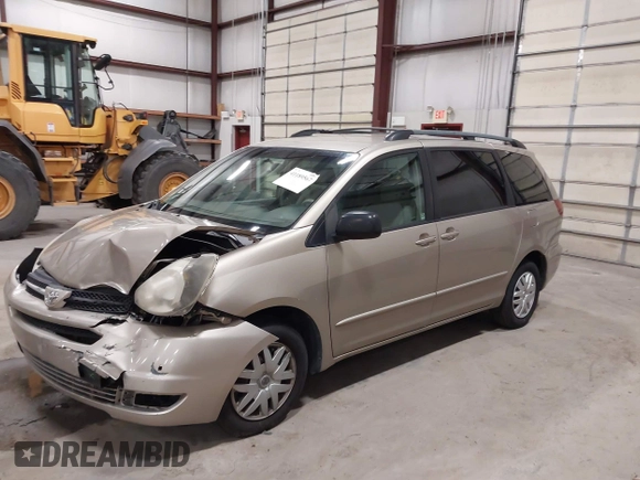 2005 Toyota Sienna CE with VIN 5TDZA23C85S239029, listed as a IAAI auction lot 41189567 with 120,055 mi miles. Bid and sale history available at carsss.com. Image 18.