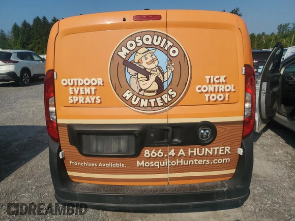2018 Ram ProMaster City Cargo Tradesman with VIN ZFBERFAB4J6L41479, listed as a Copart auction lot 63806924 with 53,151 mi miles and Salvage Title. Bid and sale history available at DreamBid. Image 6.
