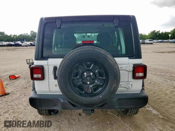 2021 Jeep Wrangler Unlimited Sport S z VIN 1C4HJXDG6MW816651, wystawiony jako Copart lot #60447925 z przebiegiem 53 958 mil mil oraz Szkoda całkowita • Salvage title. Historia ofert i sprzedaży dostępna na DreamBid. Obrazek 6.
