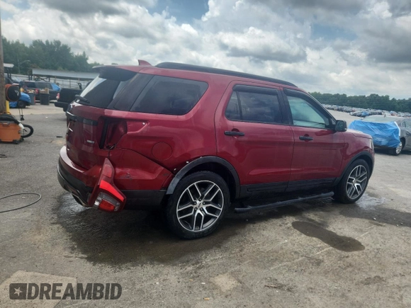 2017 Ford Explorer Sport z VIN 1FM5K8GT6HGD16306, wystawiony jako Copart lot #62382925 z przebiegiem 134 199 mil mil oraz Szkoda całkowita • Salvage title. Historia ofert i sprzedaży dostępna na DreamBid. Obrazek 3.