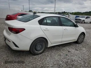 2022 Kia Rio LX with VIN 3KPA24AD7NE486506, listed as a Copart auction lot 64212244 with 52,852 mi miles and Salvage Title. Bid and sale history available at carsss.com. Image 3.