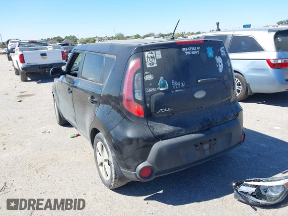 2014 Kia Soul with VIN KNDJN2A26E7069064, listed as a IAAI auction lot 40628119 with 1 mi miles. Bid and sale history available at carsss.com. Image 3.
