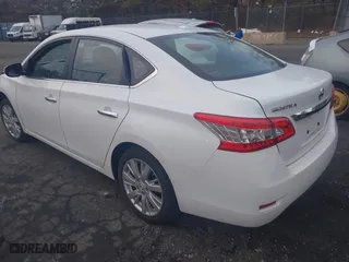 2015 Nissan Sentra S with VIN 3N1AB7APXFY350479, listed as a IAAI auction lot 41355196 with 61,075 mi miles. Bid and sale history available at carsss.com. Image 3.