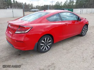 2015 Honda Civic Coupe EX-L with VIN 2HGFG3B09FH519218, listed as a IAAI auction lot 41732492 with 41,448 mi miles. Bid and sale history available at carsss.com. Image 4.