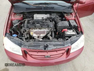 2006 Kia Spectra EX with VIN KNAFE121865254300, listed as a Copart auction lot 51271085 with 151,680 mi miles and Salvage Title. Bid and sale history available at carsss.com. Image 11.