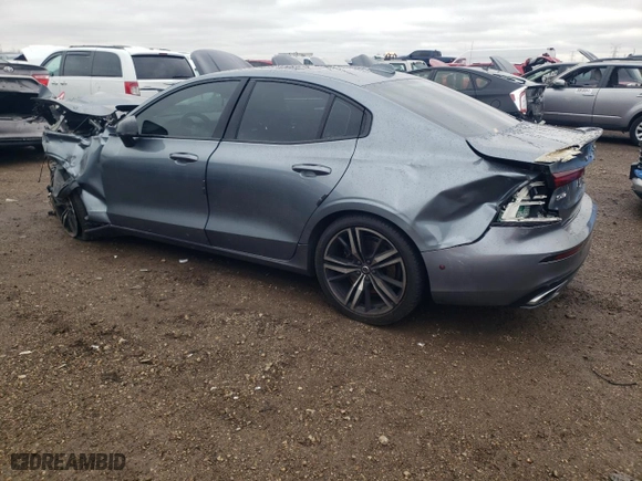 2020 Volvo S60 R-Design with VIN 7JRA22TM4LG032424, listed as a Copart auction lot 80709904 with 41,331 mi miles and Salvage Title. Bid and sale history available at carsss.com. Image 2.