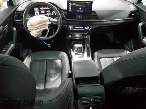 2022 Audi Q5 S line Premium Plus with VIN WA1EAAFY2N2120863, listed as a Copart auction lot 58784045 with 35,020 mi miles and Salvage title. Bid and sale history available at DreamBid. Image 8.